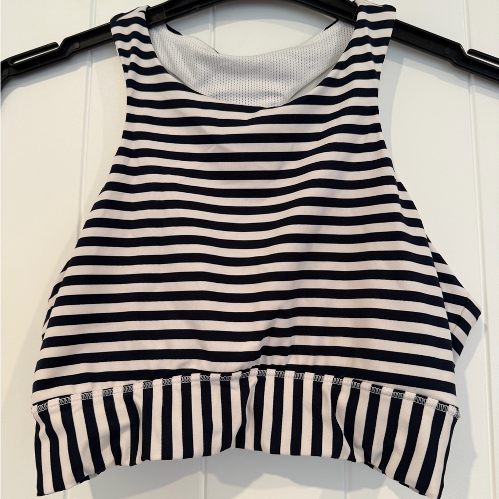 Striped Sleeveless Women's Top